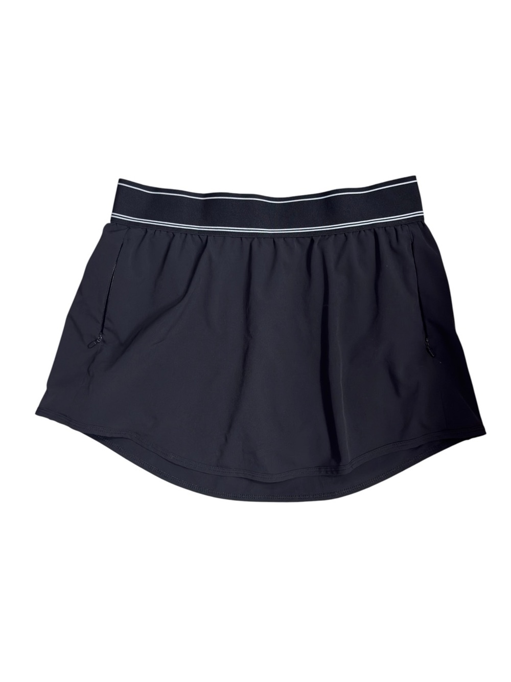 Avia Women's Curved Hem Black Athletic Skort EUC medium